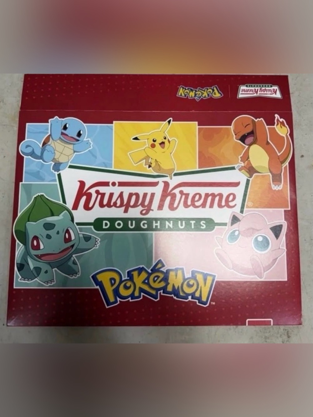 x Pokémon Collectible Doughnut Box - Red